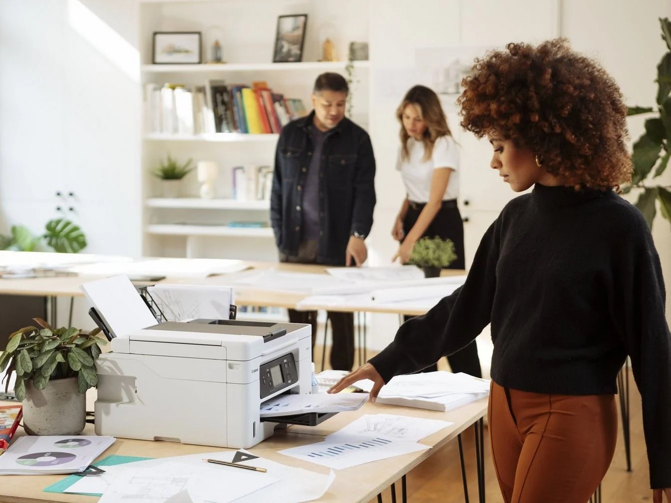 Professional office printer setup